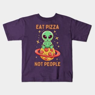 Eat pizza not people Kids T-Shirt